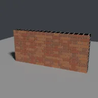 Recorded render of Brick wall in English, Flemish and other bonds