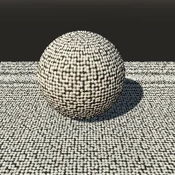 Recorded render of Carpet pile seen from above