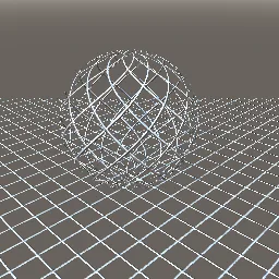 Recorded render of Chain-link fence mesh