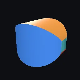 Recorded render of Duocylinder measures and diagonal slices