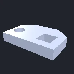 Recorded render of Extrude a polygon with holes