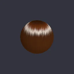 Recorded render of Hair with Kajiya-Kay shifted highlights