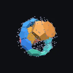 Recorded render of 120-cell from its seven coordinate classes