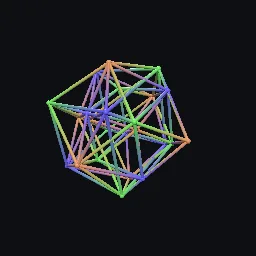 Recorded render of 24-cell from the Hurwitz quaternion units