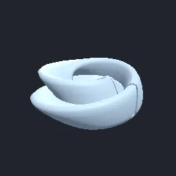 Recorded render of Klein bottle figure-eight immersion