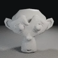 Recorded render of Three-point light rig with illuminance ratios