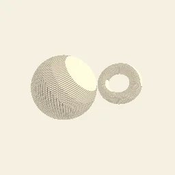 Recorded render of Pen hatching driven by lighting