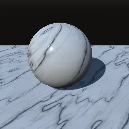 Recorded render of Veined marble