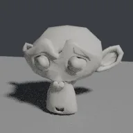 Recorded render of Cavity dirt material with vertical streaks