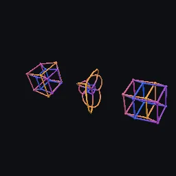 Recorded render of Perspective, stereographic and orthographic projections compared