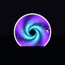 Recorded render of Swirling portal disc