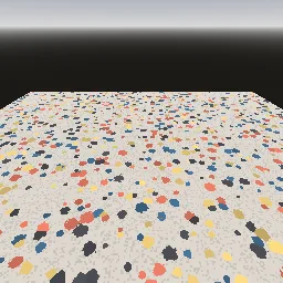 Recorded render of Terrazzo with random coloured chips